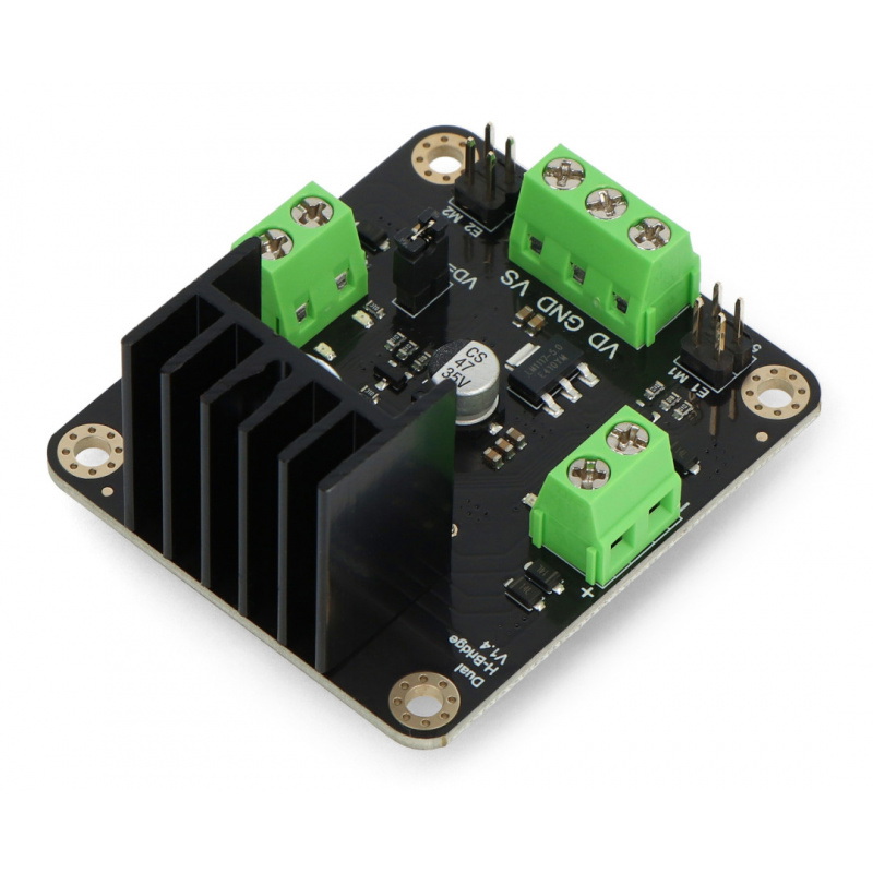 DFRobot L298N - dwukanałowy sterownik silników - moduł 12V/2A
