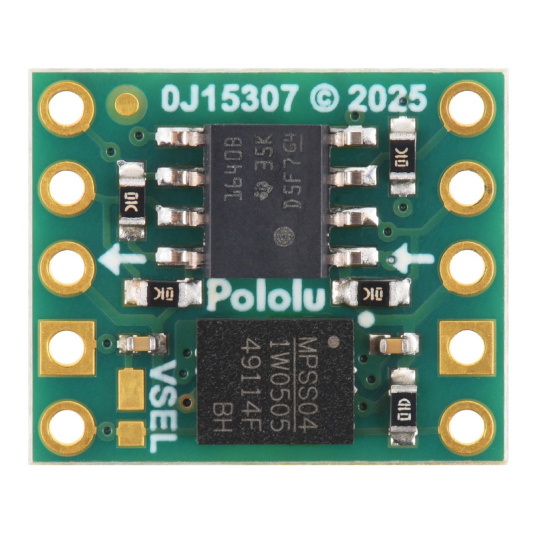 ISO1640 - двонаправлений ізолятор I2C з ізольованим джерелом живлення - JST SH 4-контактний - 5 В/3,3 В, 200 мА - Pololu 5393