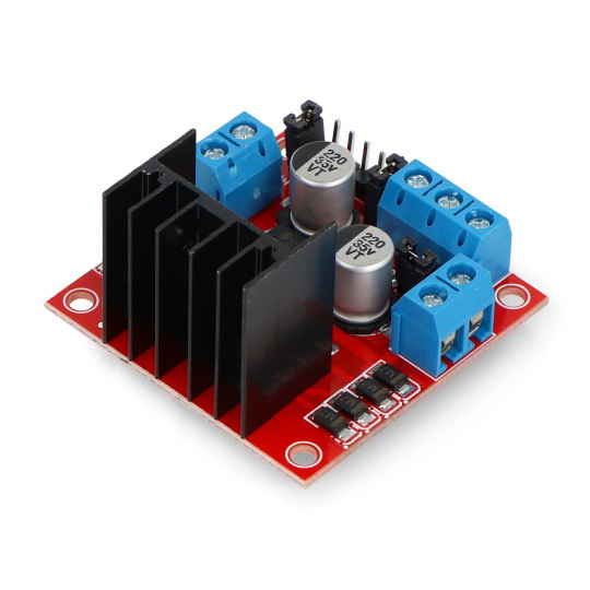 L298N - двоканальний контролер двигуна - модуль 12 В/2 А