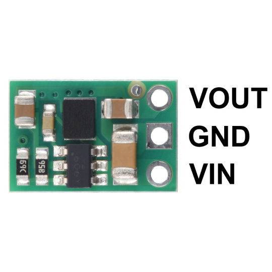 D45V5F3 - понижувальний перетворювач - 3.3V 0.5A - Pololu 5432