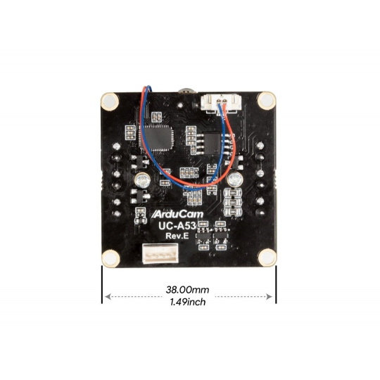 2MPx камера OV2710 - день/ніч з автоматичним ІЧ-підсвічуванням - USB 2.0/UVC - ArduCam B0506