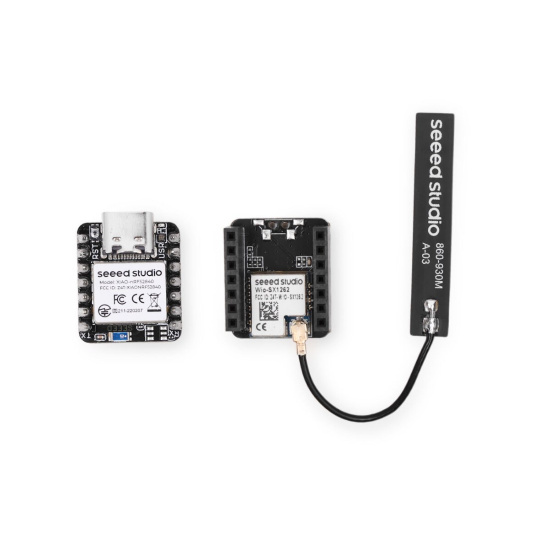 Комплект Xiao nRF52840 + Wio-SX1262 для Meshtastic - LoRa/Bluetooth - Seeedstudio 102010710
