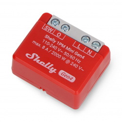 Shelly 1 PM Mini Gen4 -...