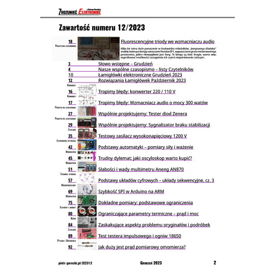 Розуміння електроніки (12/2023) – щомісячне, цифрове видання
