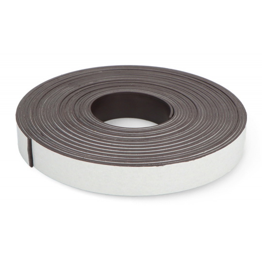 Самоклеюча магнітна стрічка - 25 мм, довжина 10 м