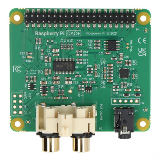IQaudIO DAC+ - звукова карта для Raspberry Pi 4B/3B+/3B