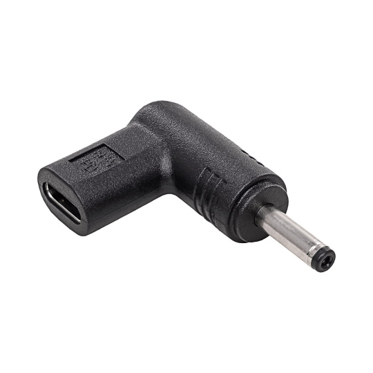 Адаптер USB Type-C на DC 3,5/1,35 мм — универсальный блок питания — Akyga AK-ND-C05