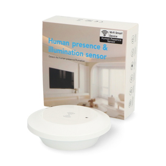 Tuya - Мікрохвильовий датчик присутності 230 В - WiFi - Додаток для Android/iOS - RTX WPS3