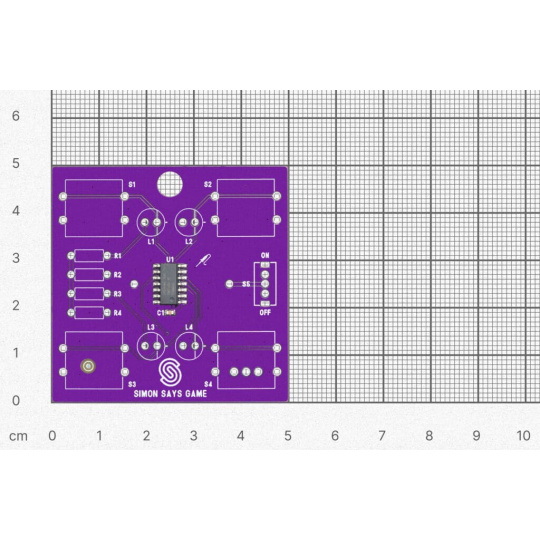 Гра Simon say - навчальний набір для навчання паянню - Attiny404 - Soldered 333141