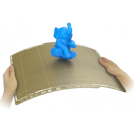 Двостороння магнітна плівка BIQU Panda Textured PEI x Smooth PEI - для принтерів Bambu Lab P1, P2S, X1 та A1 - 257x257 мм