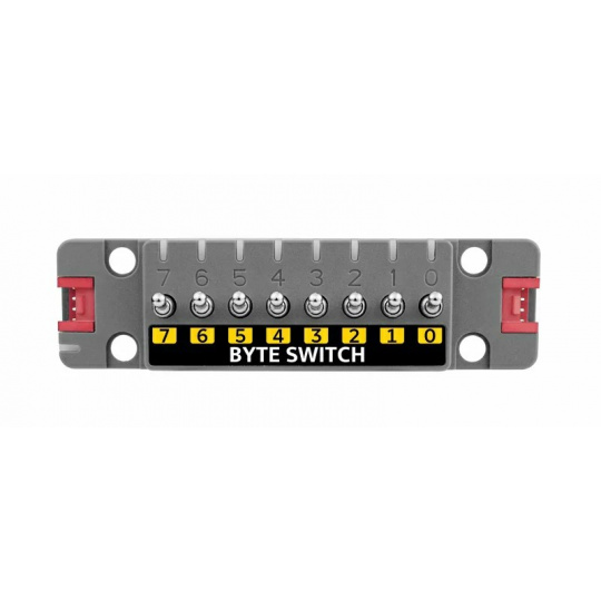 ByteSwitch - 8 перемикачів + 9 діодів WS2812C RGB - STM32G031 - Модуль розширення блоку - M5Stack U191