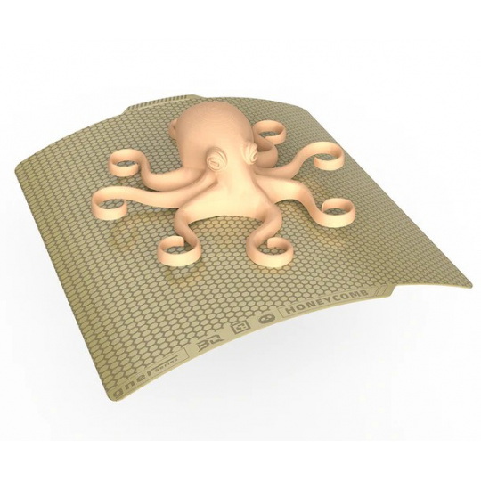 BIQU Panda Dual Textured PEI - двостороннє покриття з візерунком у формі стільників та «гусячої лапки» - для Bambu Lab X1, P2S, P1