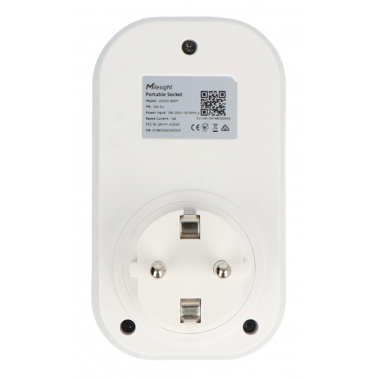 Розумна розетка Milesight WS523 LoRaWAN з вимірюванням енергії - 16A