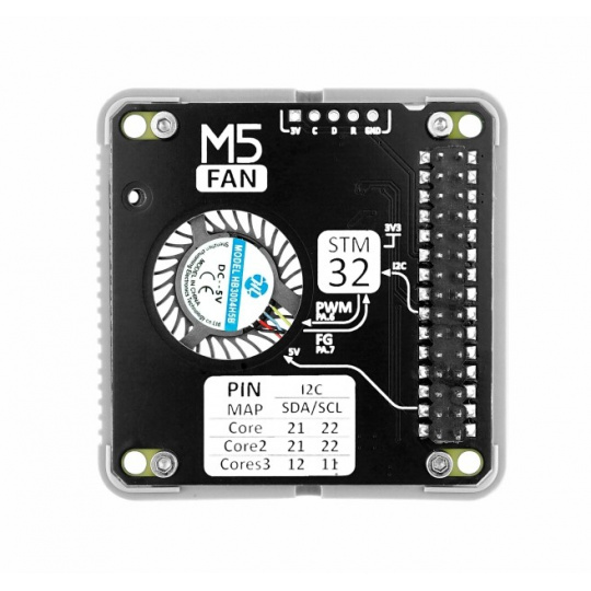 Вентилятор v1.1 - модуль охолодження - STM32F030 - для модулів розробки M5Core - M5Stack M013-V11