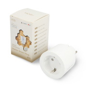 Tuya - inteligentne gniazdko WiFi/Matter 16A z pomiarem energii - Moes MWP-EU16M-WH