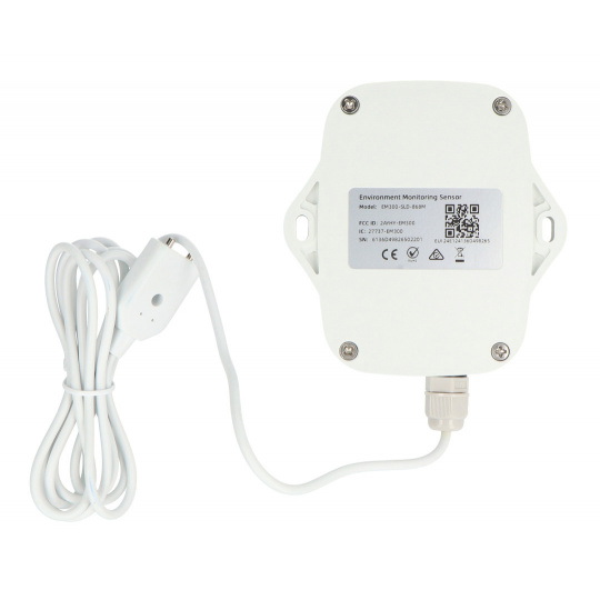 Розумний точковий датчик затоплення Milesight EM300-SLD LoRaWAN з вимірюванням температури та вологості IP67