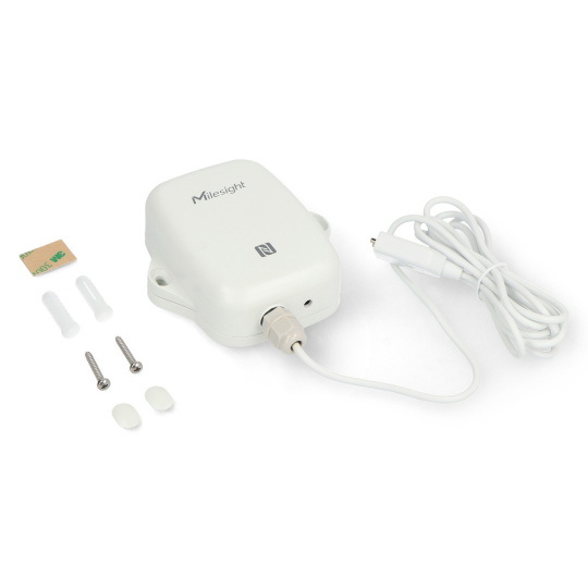 Розумний точковий датчик затоплення Milesight EM300-SLD LoRaWAN з вимірюванням температури та вологості IP67