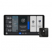 Shelly Wall Display X2 - inteligentny panel sterowania z przekaźnikiem 5A WiFi/Bluetooth + czujnik BLU H&T - czarny