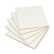 Płyta HDF biała - 3mm - 110x120mm - 5szt.