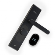 Shelly LOQED Smart Lock - inteligentny zamek do drzwi WiFi/Bluetooth - aplikacja Android/iOS - czarny