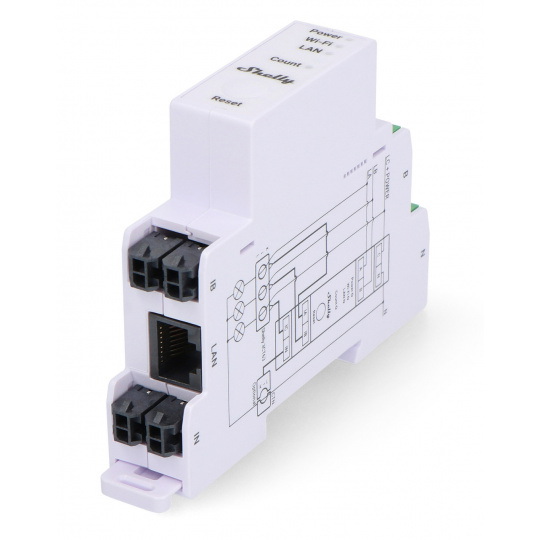 Shelly Pro 3EM-3CT63 - одно/трифазний лічильник електроенергії з підтримкою LAN/WiFi/Bluetooth