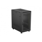 Szafa instalacyjna rack stojąca - 19'' 22U 600x1200mm - czarna - Lanberg FF01-6022-23B