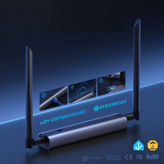 Sonoff Dongle Max - шлюз ZigBee - домашній помічник, Zigbee2MQTT, Thread - PoE Ethernet/WiFi/USB