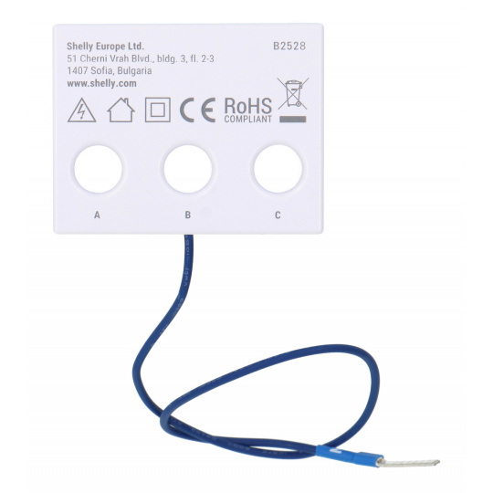 Shelly 3EM-63T Gen3 - Одно/Трифазний WiFi/Bluetooth лічильник енергії - Плоский затискач