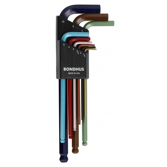 Набір шестигранних ключів Bondhus - 1,5-10 мм - 9 шт.