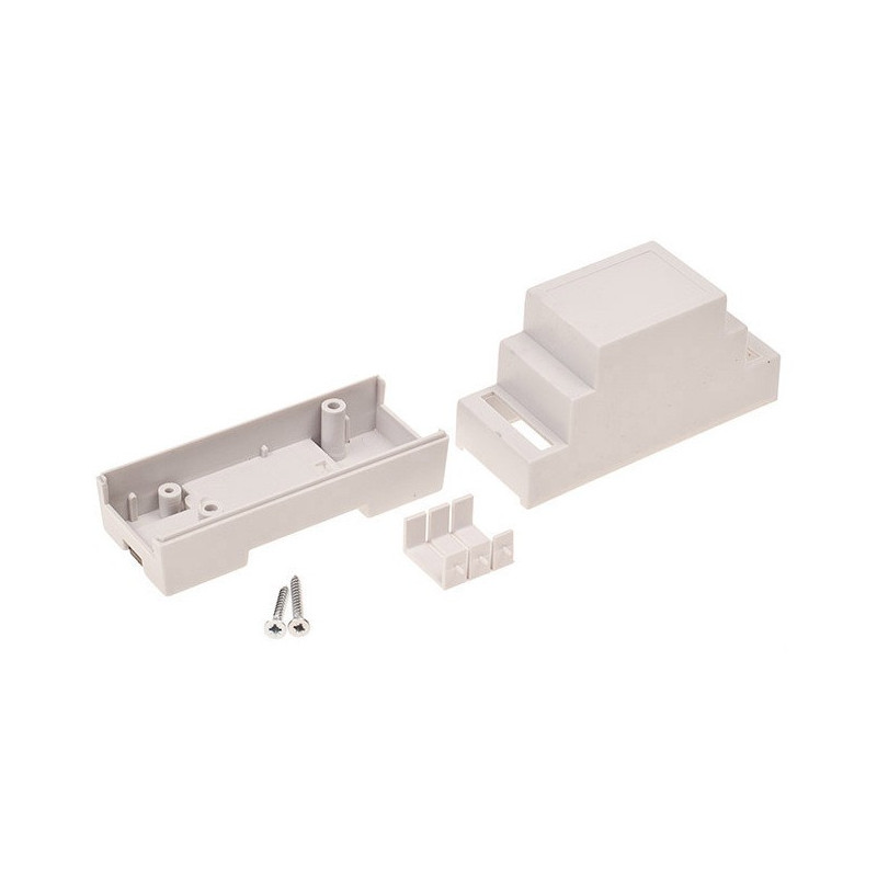 Obudowa modułowa Kradex Z103J 34x89x63mm na szynę jasna