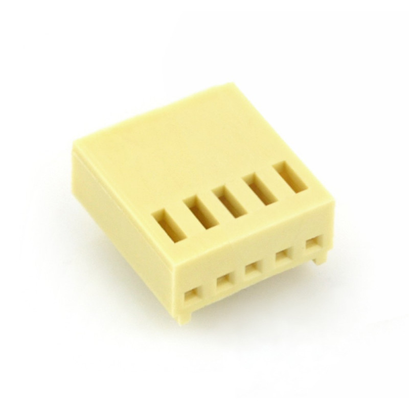 Złącze raster 2,54mm - obudowa gniazda 5-pinowa - 5szt.