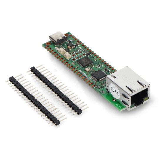 W6300-EVB-Pico - плата з мікроконтролером RP2040 та Ethernet - WIZnet