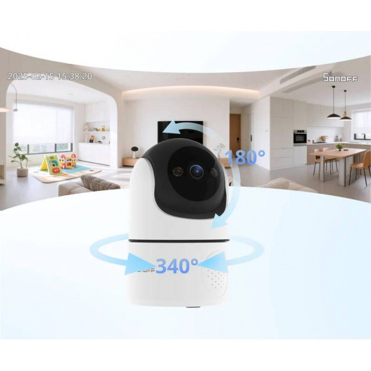 Sonoff CAM Pan-Tilt 2 - Розумна Wi-Fi камера на 360° - Додаток для Android/iOS