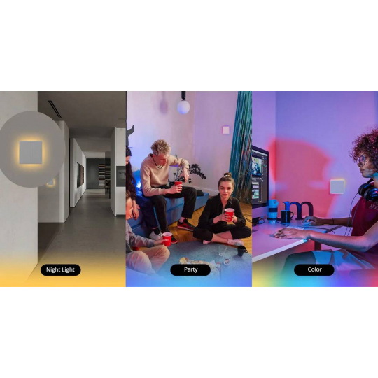 Sonoff TX T5 4C - настінний розумний сенсорний перемикач WiFi - 4-канальний - білий