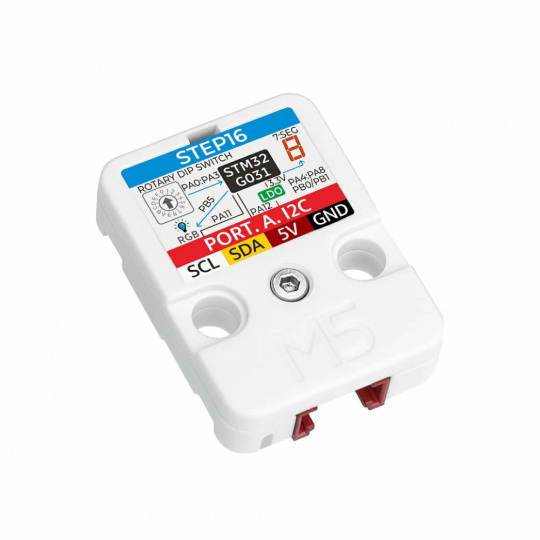 Блок Step16 - 16-позиційний поворотний енкодер - M5Stack U198