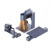 LaserPecker LP4 - grawerka laserowa diodowa 10W i podczerwona 2W - zestaw Deluxe