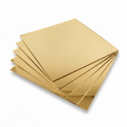 Plexi złote lustro - 2mm - 200x200mm - 5szt.
