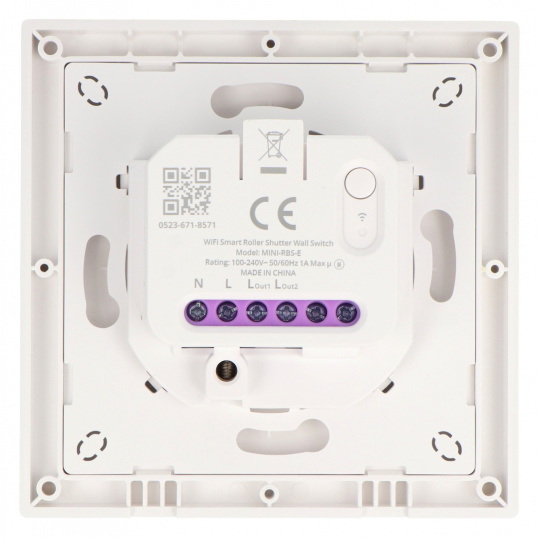 Sonoff MINI-RBS-E Orb-RBS - інтелектуальний настінний вимикач для ролет WiFi/Matter - білий