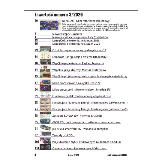 Розуміння електроніки (3/2026) - щомісяця, цифрове видання