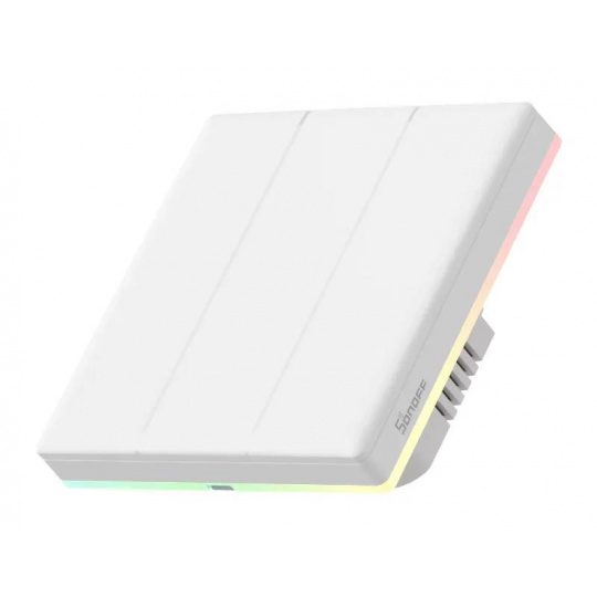 Sonoff TX T5 3C - Розумний сенсорний настінний WiFi вимикач - 3-канальний - білий