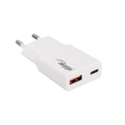 Zasilacz USB typu C i USB typu A - 5-20V/1,5-3A 30W - Akyga AK-CH-27