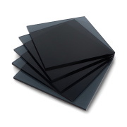 Plexi dymiona grafit - 6mm - 200x200mm - 5szt.