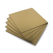 Laminat grawerski - złoty - 1,6mm - 300x300mm - 5szt.