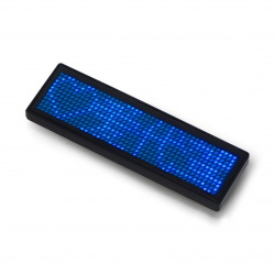 Programowalny identyfikator LED Name Tag 93 x 30 mm - wyświetlacz t...
