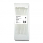 Opaski zaciskowe - 2,5x200mm - nylon 66 - białe - 100szt. - Qoltec 52195