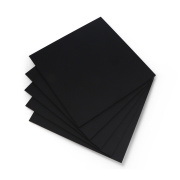 Plexi czarna wylewana - 3mm - 200x200mm - 5szt.