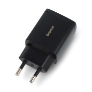 Zasilacz Baseus Compact Quick Charger 3x USB-A - 5V/3,4A 17W - czarny