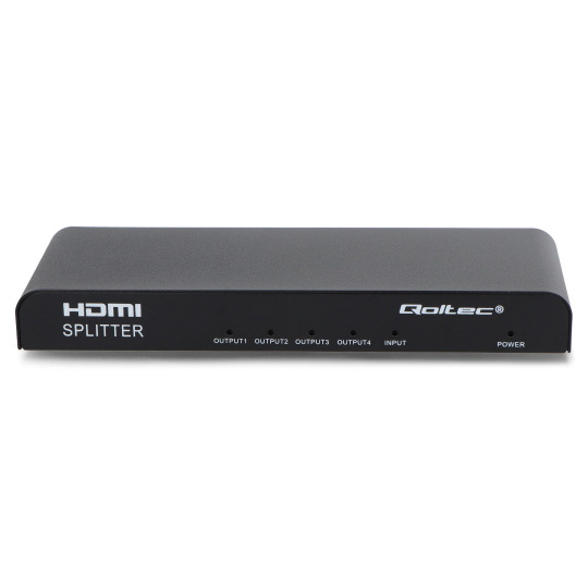 Активный HDMI-разветвитель 4xHDMI 4K/2K 6 Гбит/с 60 Гц - Qoltec 51799