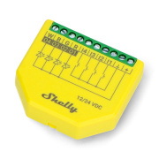 Shelly Plus RGBW PM - sterownik taśm LED 12/24VDC - WiFi/Bluetooth