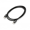 Przewód USB C 24-pin - USB C - czarny - 1m - Arduino